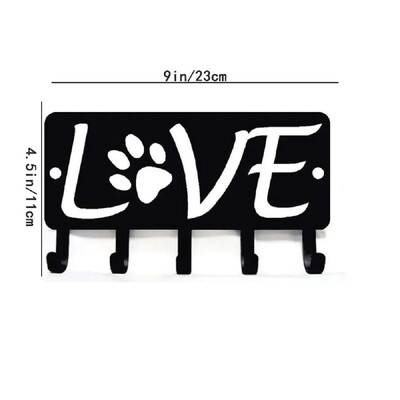 Zidni držač ključeva Moderan metalni zidni držač ključeva: montirana ljepljiva vješalica i organizator za sve vaše potrepštine, zidne kuke