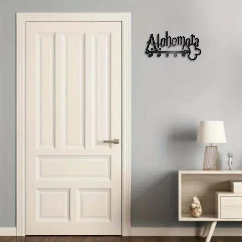 Zidni držač ključeva Moderan metalni zidni držač ključeva: montirana ljepljiva vješalica i organizator za sve vaše potrepštine, zidne kuke