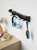 Stalak za odlaganje kuka za kućanstvo bez probijanja, dnevni boravak, spavaća soba, vrata, kupaonica, samoljepljiva kuka u nizu kuka