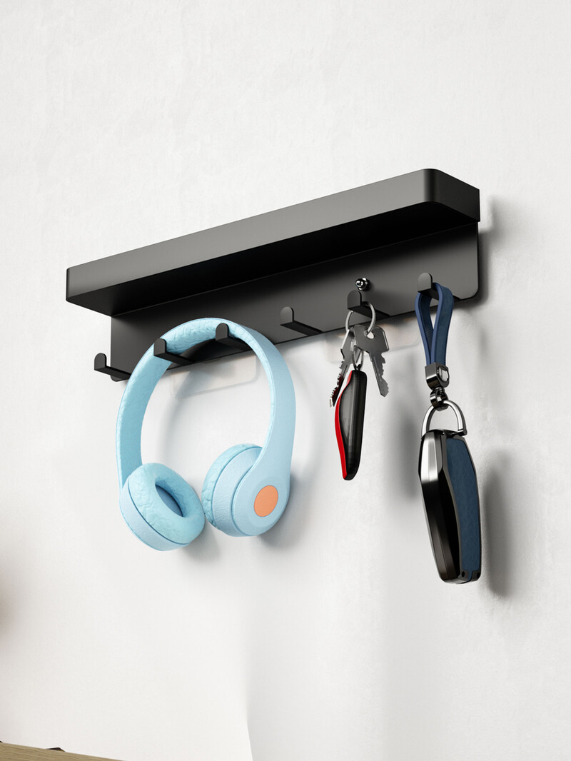 Stalak za odlaganje kuka za kućanstvo bez probijanja, dnevni boravak, spavaća soba, vrata, kupaonica, samoljepljiva kuka u nizu kuka