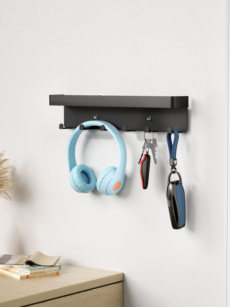 Stalak za odlaganje kuka za kućanstvo bez probijanja, dnevni boravak, spavaća soba, vrata, kupaonica, samoljepljiva kuka u nizu kuka