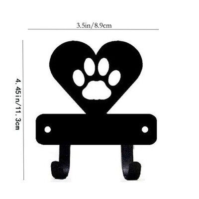 Držač stalka za mačje ključeve Zidne kuke Držač ključeva Stalak za kapute Ukrasna kuka, rukotvorine od željeza, viseće na zidu, montirano na zid, kuke