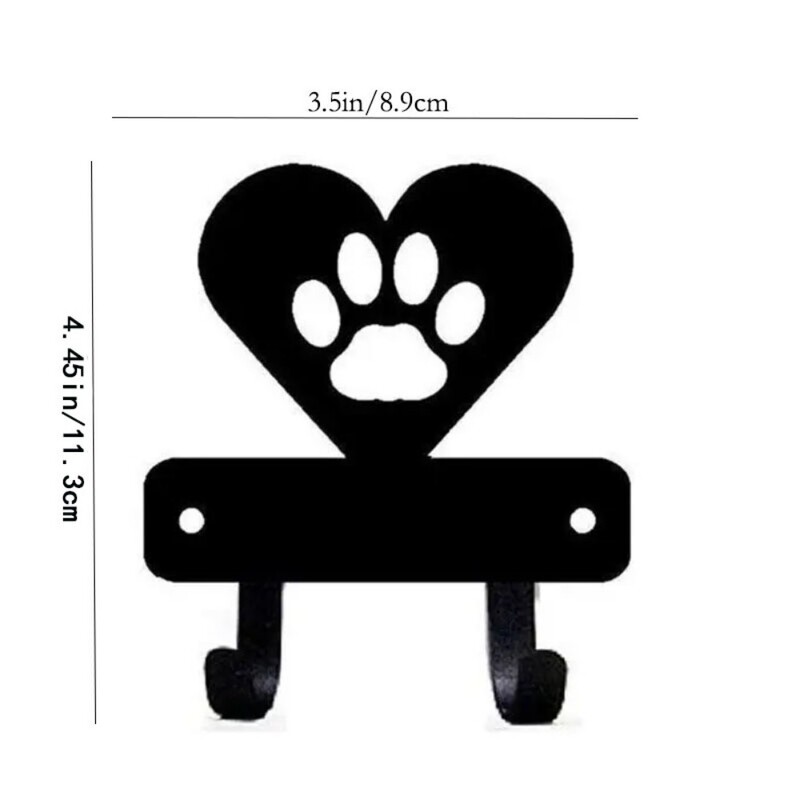 Držač stalka za mačje ključeve Zidne kuke Držač ključeva Stalak za kapute Ukrasna kuka, rukotvorine od željeza, viseće na zidu, montirano na zid, kuke