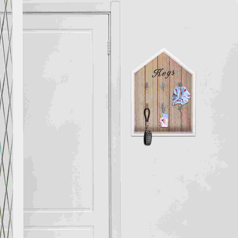 Kutija za pohranu ključeva Stalak za zidni nosač Drveni ormarić za ključeve Ukrasni držač
