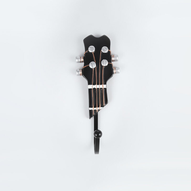 Retro 1 kom Glave za gitaru Kuke Glazbena kućna smola Vješalica za šešire Zidna kuka za uređenje doma