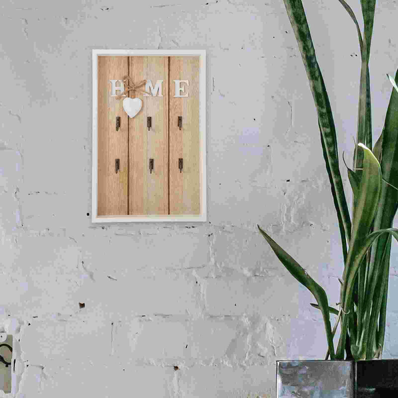 Seinale riputatav Säilitusvõtmed Organiseerija Ehtekarbid Euroopa stiilis rätikukonks puidust võtmehoidja