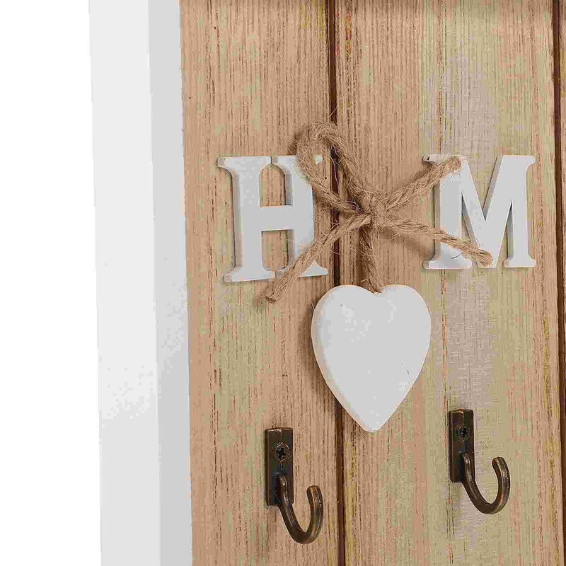 Seinale riputatav Säilitusvõtmed Organiseerija Ehtekarbid Euroopa stiilis rätikukonks puidust võtmehoidja