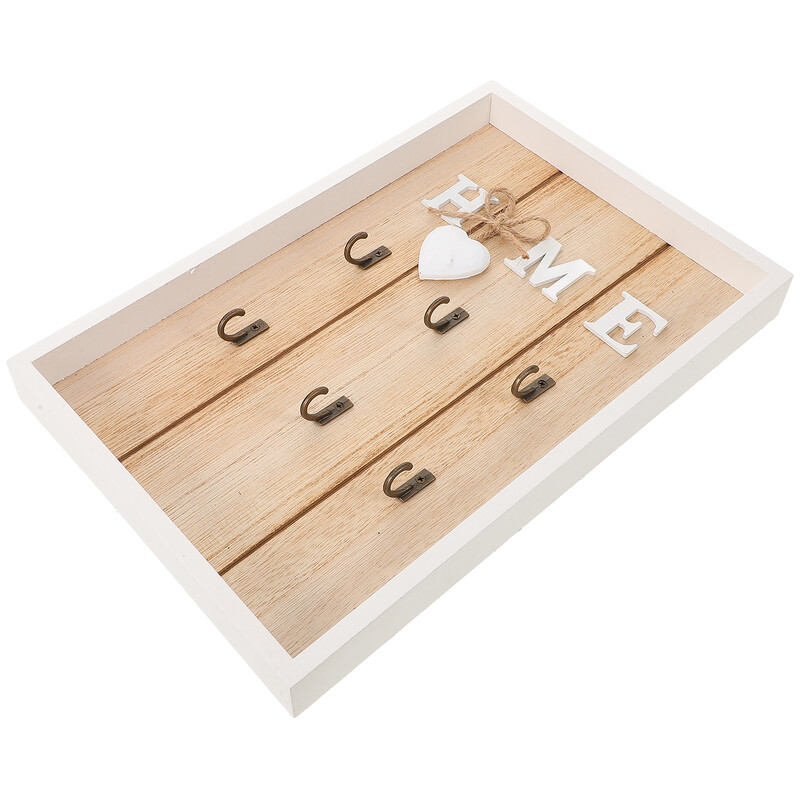 Seinale riputatav Säilitusvõtmed Organiseerija Ehtekarbid Euroopa stiilis rätikukonks puidust võtmehoidja