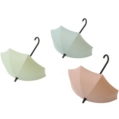 3 kom. Kreativne kuke u obliku kišobrana Zidna vješalica za ključeve Kuhinja Kupaonica Stalak za pohranu Organizator Držač ručnika bez bušenja