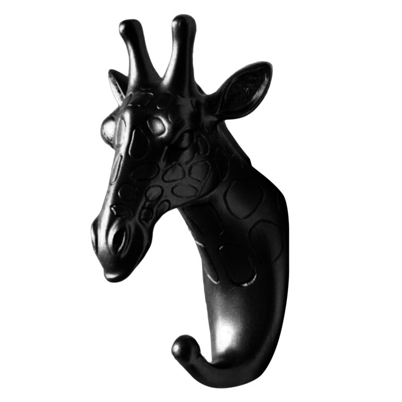 Кука за окачване на стена Реколта Глава на елен Животно за окачване на дрехи Шапка Шал Ключ Еленови рога Закачалка Поставка Декорация на стена