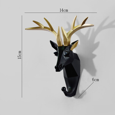 Mūsdienu brieža galva, dzīvnieka āķis, piekarināms apģērbs, cepure, šalle, atslēga, briežu ragi, pakaramais, sienas degunradžu rags.