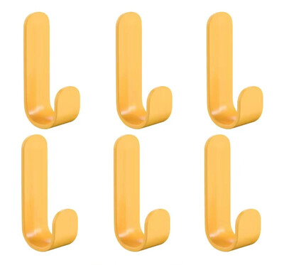 6 бр. Самозалепващи здрави стенни куки Кука за кърпи Закачалка за врата Чанта за ключове Държач за куки за палто Кухненски аксесоари за баня Домашен органайзер