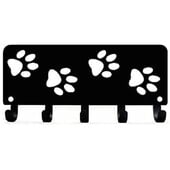 Walking Dog Paws Raktų kabyklos kabykla ir laikiklis šunų pavadėlio laikiklis Mažas platus metalinis sieninis piešinys ant sienos tvirtinamas kabliukų laikiklis