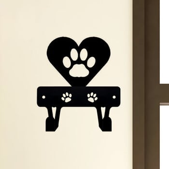 1 τμχ Μινιατούρα Cat Paw In Heart Key Rack Hold (3,5 ίντσες) Νέο μεταλλικό γάντζο τοίχου Κρεμάστρα τοίχου, Επιτοίχια, Γάντζοι, Μπρελόκ