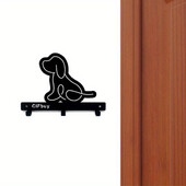 1vnt žavus sieninis raktų laikiklis – šuniuko priedų raktų laikiklis su sieniniu kabliuku šuniuko sieninis raktų laikiklis, žavus