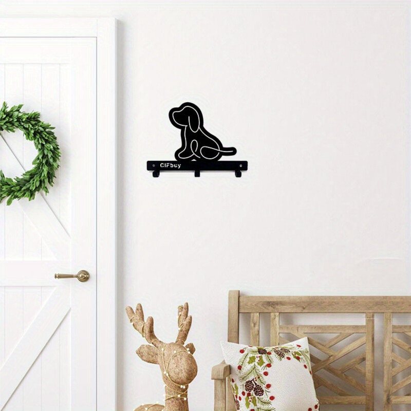 1vnt žavus sieninis raktų laikiklis – šuniuko priedų raktų laikiklis su sieniniu kabliuku šuniuko sieninis raktų laikiklis, žavus