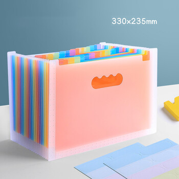 A4 Letter Rainbow Multi Layer Vertical Storage File Holder 25 Layers Store 2000 Sheets for School Office Storage