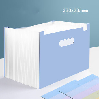 A4 Letter Rainbow Multi Layer Vertical Storage File Holder 25 Layers Store 2000 Sheets for School Office Storage