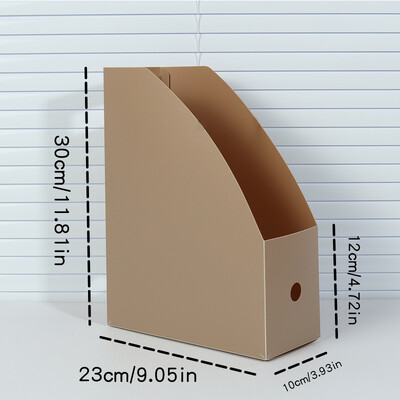 Vienkārša salokāma biroja darbvirsmas failu krātuve vertikāla A4 formāta mape ar ieliktņiem, liela ietilpība, 9 krāsu izvēles