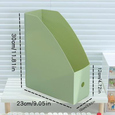 Vienkārša salokāma biroja darbvirsmas failu krātuve vertikāla A4 formāta mape ar ieliktņiem, liela ietilpība, 9 krāsu izvēles