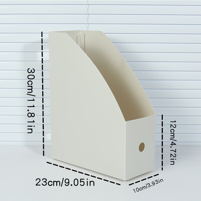 Vienkārša salokāma biroja darbvirsmas failu krātuve vertikāla A4 formāta mape ar ieliktņiem, liela ietilpība, 9 krāsu izvēles