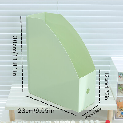 Vienkārša salokāma biroja darbvirsmas failu krātuve vertikāla A4 formāta mape ar ieliktņiem, liela ietilpība, 9 krāsu izvēles