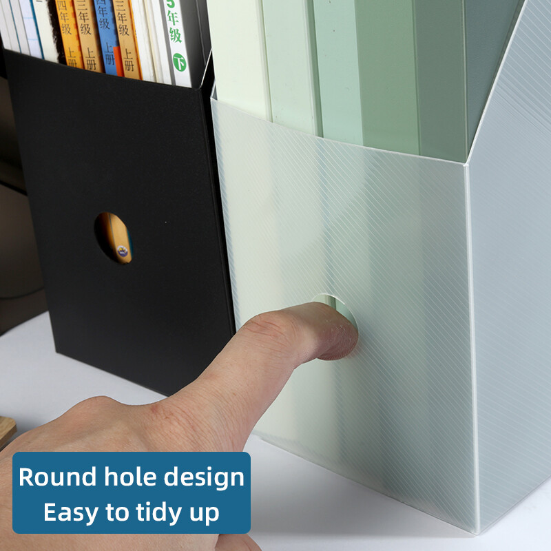 Vienkārša salokāma biroja darbvirsmas failu krātuve vertikāla A4 formāta mape ar ieliktņiem, liela ietilpība, 9 krāsu izvēles