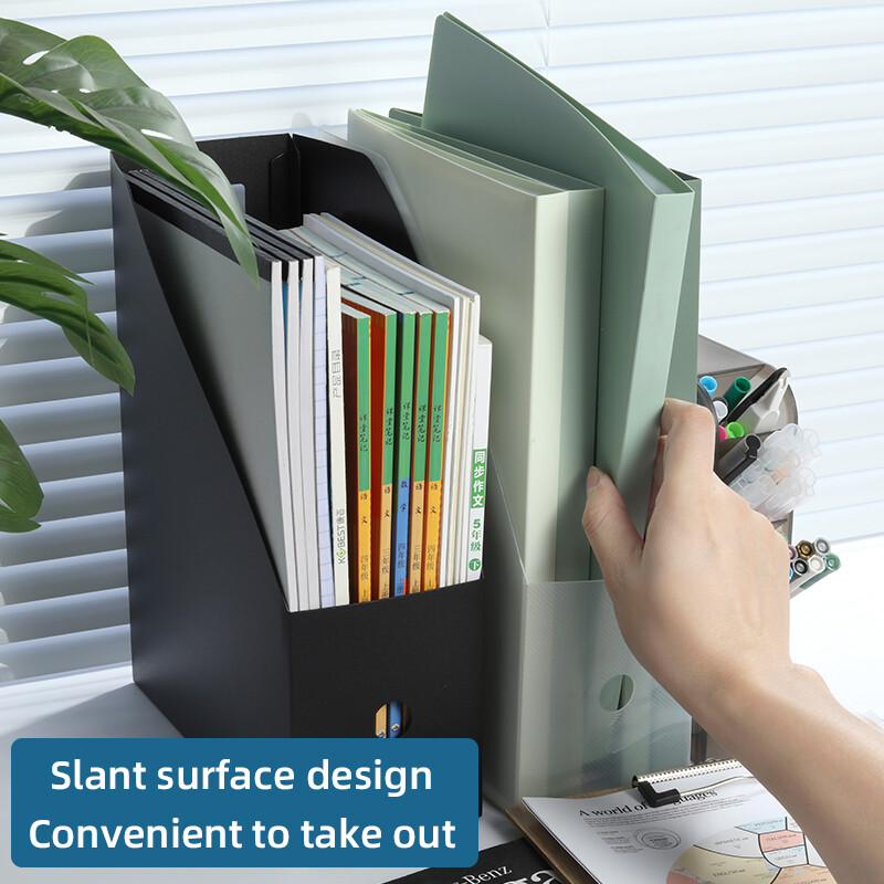 Vienkārša salokāma biroja darbvirsmas failu krātuve vertikāla A4 formāta mape ar ieliktņiem, liela ietilpība, 9 krāsu izvēles