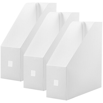 3Pcs Office Desktop Box Desktop Document Organizer Θήκη περιοδικού γραφείου Βιβλιοθήκη γραφείου