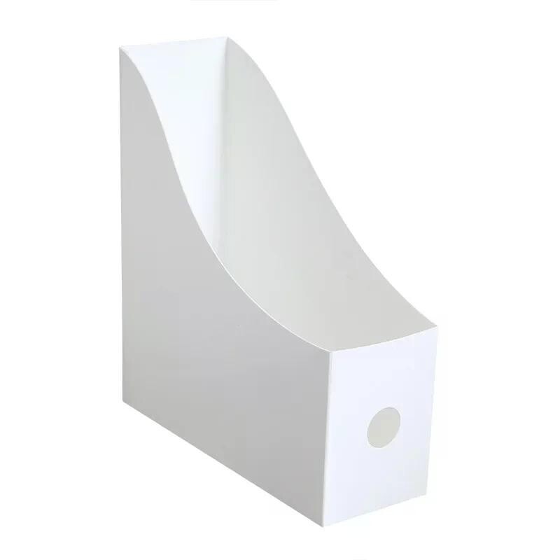 PP Сгъваема кутия за съхранение на книги A4 Държач за файлове с документи Рафтове с голям капацитет Рафт за сортиране на книги Плътен цвят Проста кутия за съхранение