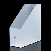 1 kom. Izdržljivi papir za dokumente Stalak za pohranu datoteka Plastični stolni stolni stalak za mape s datotekama Stalak za police Vertikalni držač knjiga i časopisa