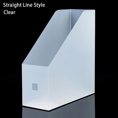 1 kom. Izdržljivi papir za dokumente Stalak za pohranu datoteka Plastični stolni stolni stalak za mape s datotekama Stalak za police Vertikalni držač knjiga i časopisa