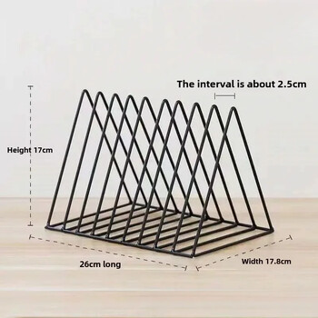 Vinyl Record CD Magazine Storage Rack Album Display Rack Πολυλειτουργικό Vertical Creative European Art Collection