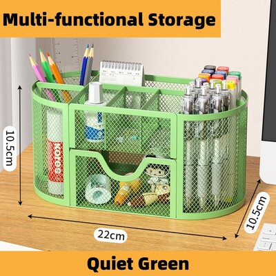 Metalni držač za olovke Kreativna jednostavna kutija za pohranu papira Držač za olovke Stolni ukras Jednostavan uredski pribor Držač za olovke Student