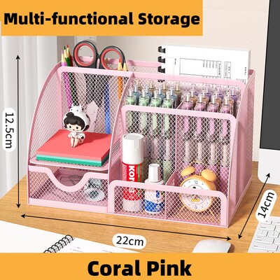 Metalni držač za olovke Kreativna jednostavna kutija za pohranu papira Držač za olovke Stolni ukras Jednostavan uredski pribor Držač za olovke Student