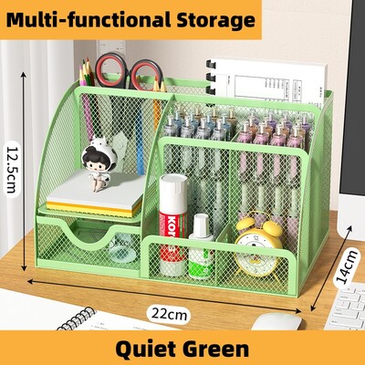 Metalni držač za olovke Kreativna jednostavna kutija za pohranu papira Držač za olovke Stolni ukras Jednostavan uredski pribor Držač za olovke Student