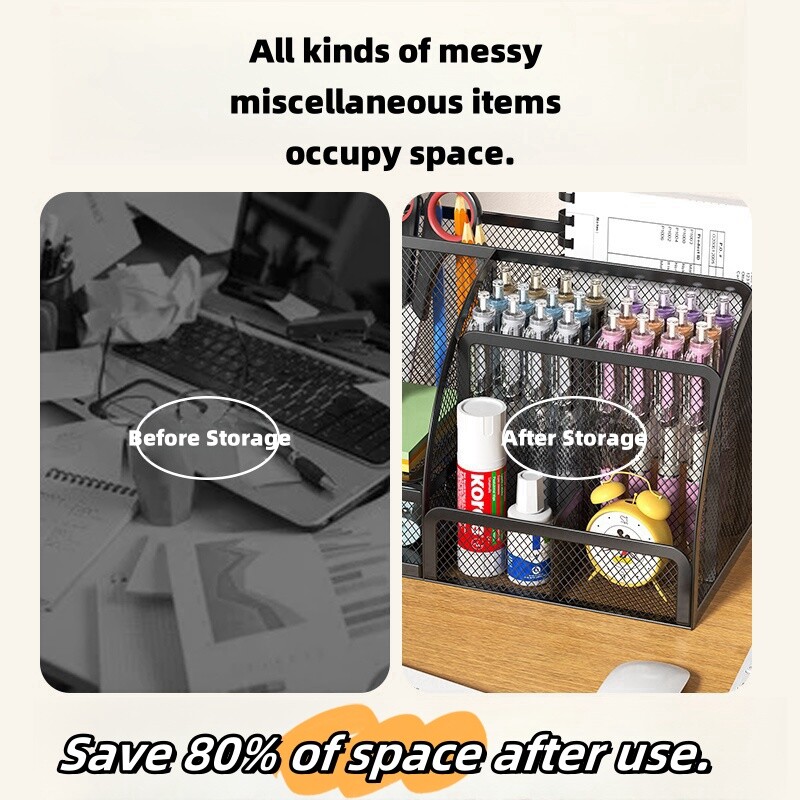 Metalni držač za olovke Kreativna jednostavna kutija za pohranu papira Držač za olovke Stolni ukras Jednostavan uredski pribor Držač za olovke Student