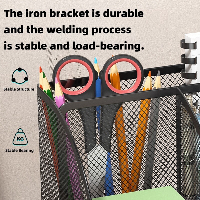 Metalni držač za olovke Kreativna jednostavna kutija za pohranu papira Držač za olovke Stolni ukras Jednostavan uredski pribor Držač za olovke Student