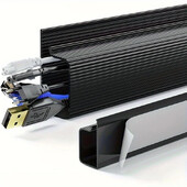 Upravljanje kabelom ispod stolnog kanala Cable Raceway kabel Hider Stolni nosač kabela Bez bušenja ispod stolnog nosača kabela