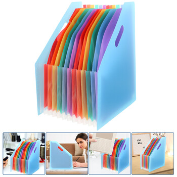 A4 Accordian Σύμφωνα File Organizer Folder Rainbow Organ Storage Expander File Folder Storage for Office Expanding