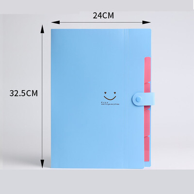 A4 mapa Višeslojna organizacijska vrećica Gumb Testni papir Vreća za datoteke PP vrećica za datoteke