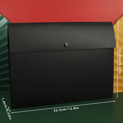 Nedavno popularna A4 vodoravna mapa Višeslojna studentska torba za pohranu 5 slojeva ispitnog papira Pritisnite tipku velikog kapaciteta