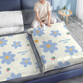 1 kom cvjetna vakuumska kompresijska vrećica za pohranu, zatvorena torba za pomicanje odjeće, deka, košulja, organizatora za uštedu prostora u domu