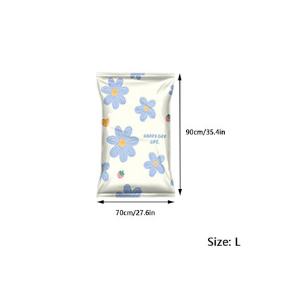 1 kom cvjetna vakuumska kompresijska vrećica za pohranu, zatvorena torba za pomicanje odjeće, deka, košulja, organizatora za uštedu prostora u domu
