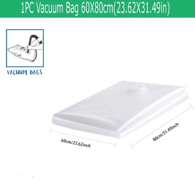 Komplet vrećica za vakuumiranje odjeće, jorgana, deka, posteljine Organizatori za kućno pakiranje ne uključuju pumpu