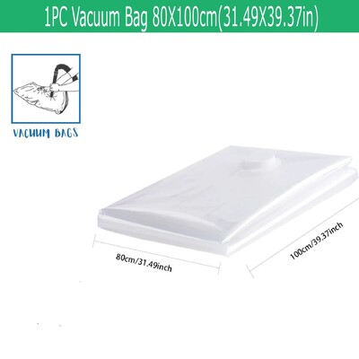 Komplet vrećica za vakuumiranje odjeće, jorgana, deka, posteljine Organizatori za kućno pakiranje ne uključuju pumpu