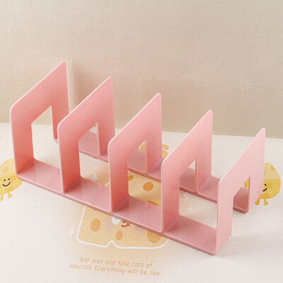 4 rácsos könyvtartó állvány könyvespolc asztali dekor tároló állvány Könyvtartó könyvtartó iskolai írószerek irodai asztali fájlrendező