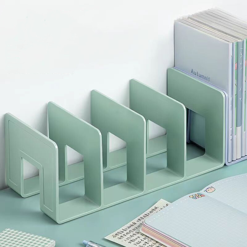 4 rácsos könyvtartó állvány könyvespolc asztali dekor tároló állvány Könyvtartó könyvtartó iskolai írószerek irodai asztali fájlrendező