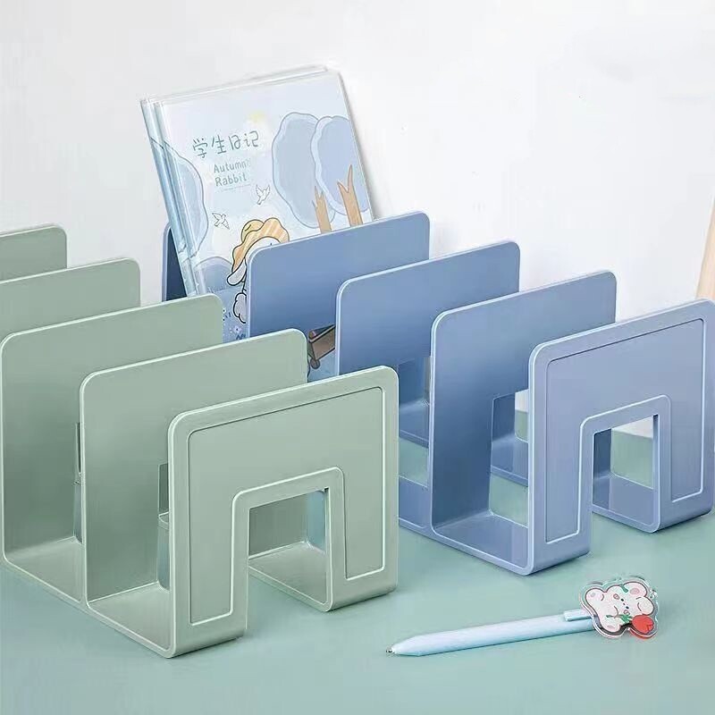 4 rácsos könyvtartó állvány könyvespolc asztali dekor tároló állvány Könyvtartó könyvtartó iskolai írószerek irodai asztali fájlrendező