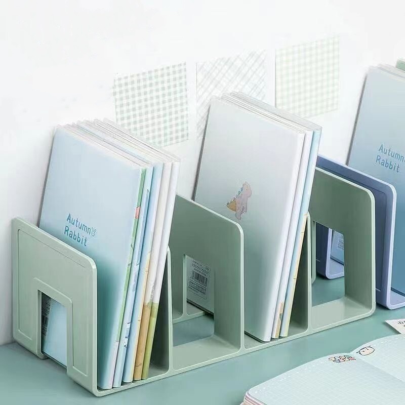 4 rácsos könyvtartó állvány könyvespolc asztali dekor tároló állvány Könyvtartó könyvtartó iskolai írószerek irodai asztali fájlrendező